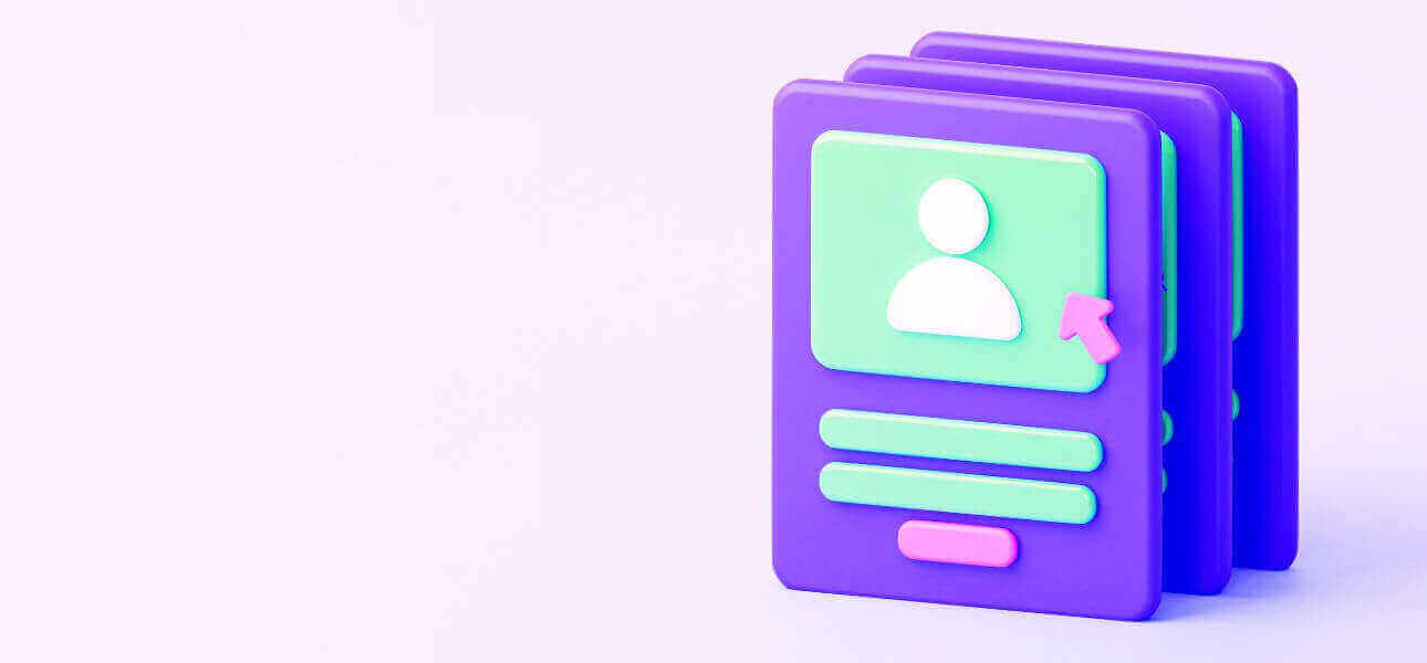 a purple and green book with a white symbol on it